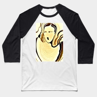 SEVENTIES ART DECO MANNEQUIN Baseball T-Shirt